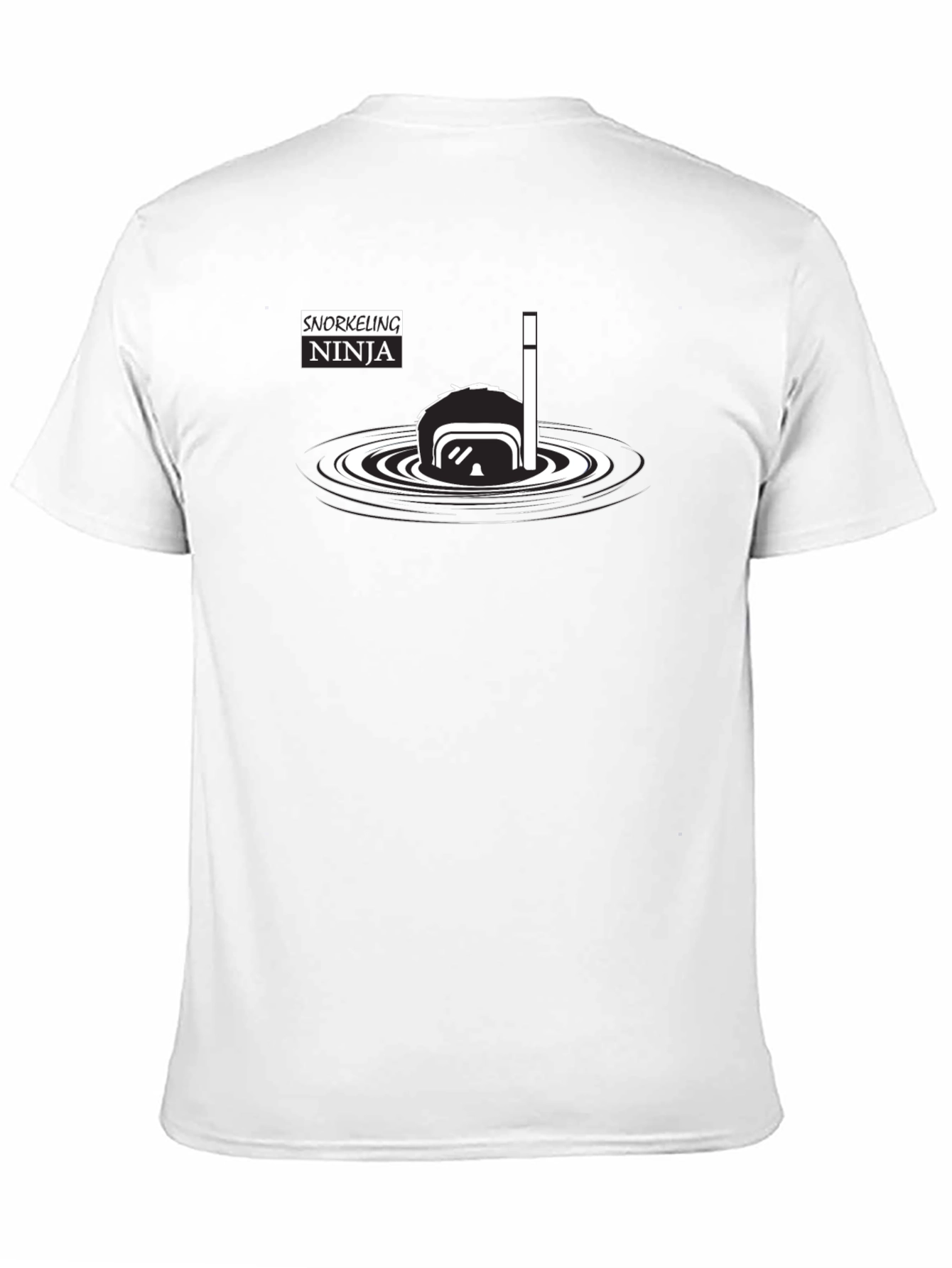 Snorkeling Ninja T-Shirt - Black