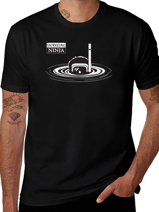 Snorkeling Ninja T-Shirt - Black