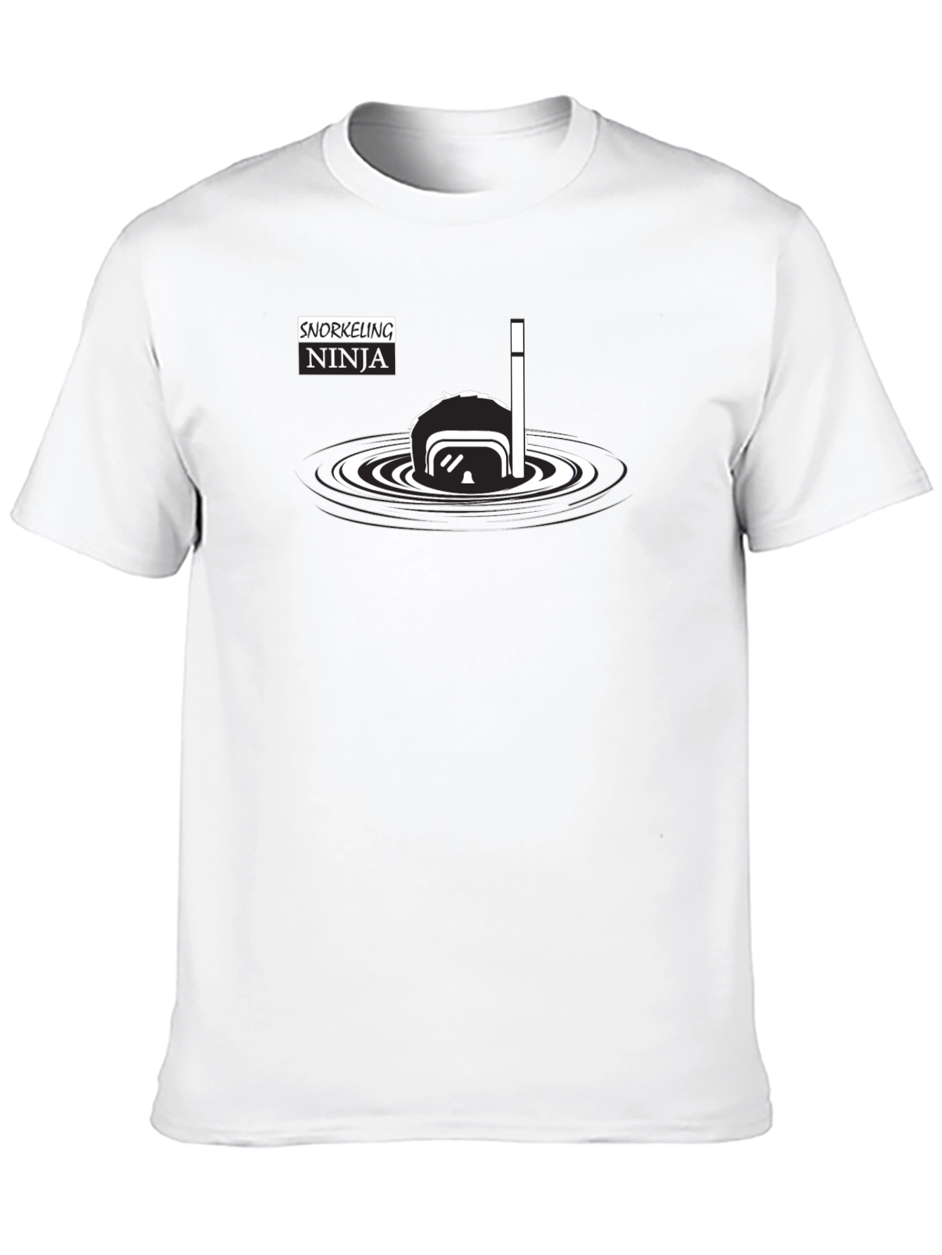 Snorkeling Ninja T-Shirt - Black