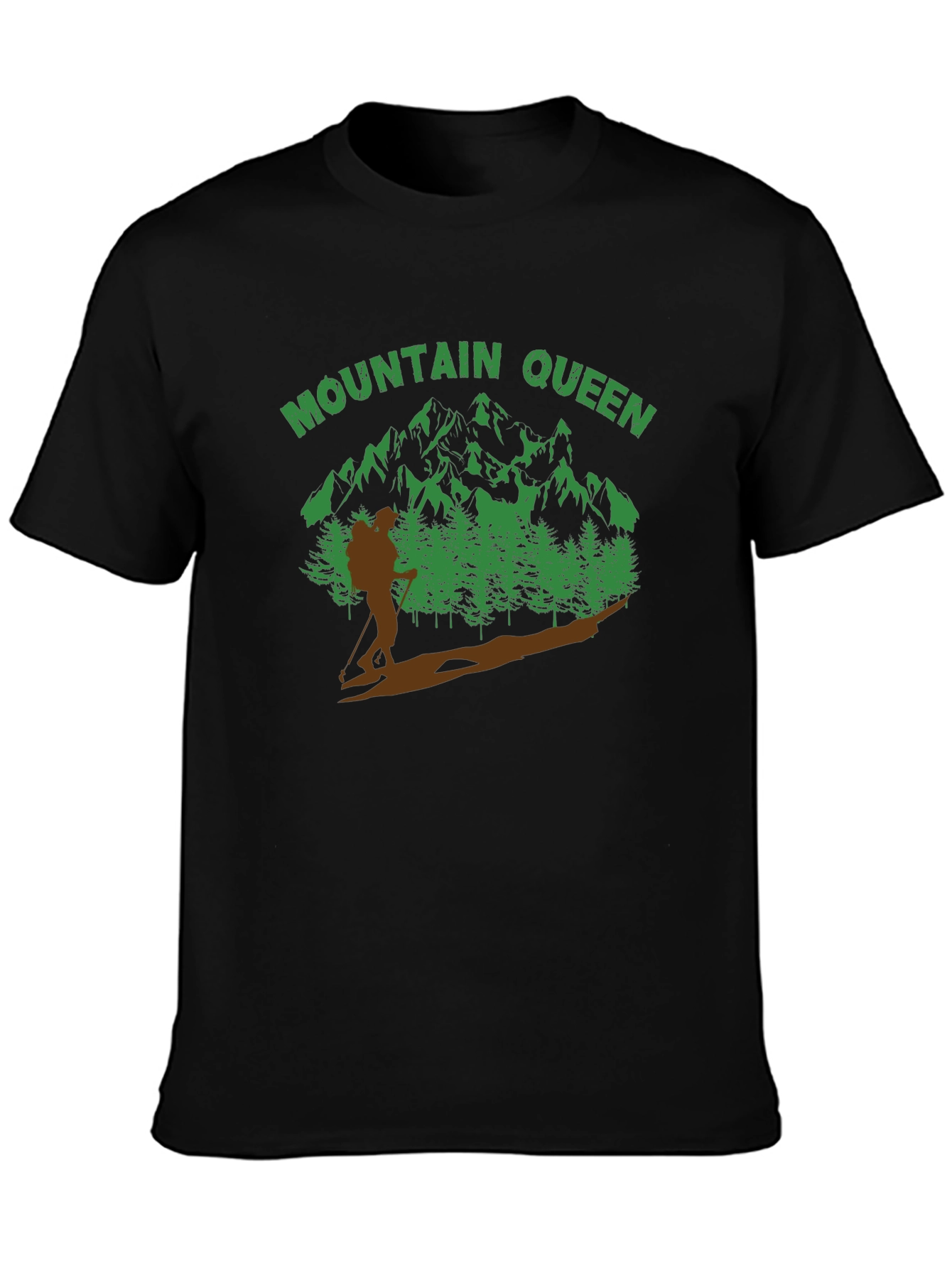 Mountain Queen Graphic Tee - Outdoor Adventure Shirt