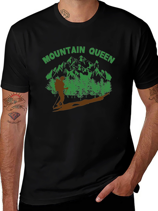 Mountain Queen Graphic Tee - Outdoor Adventure Shirt