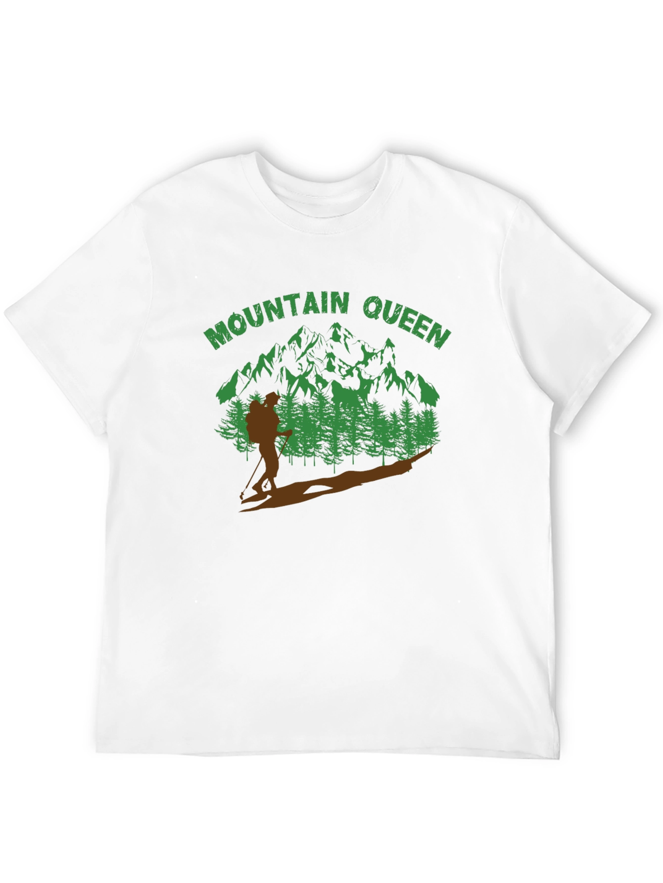 Mountain Queen Graphic Tee - Outdoor Adventure Shirt