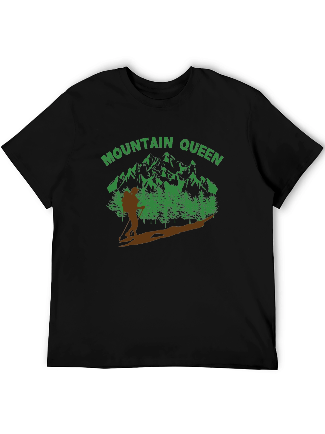 Mountain Queen Graphic Tee - Outdoor Adventure Shirt