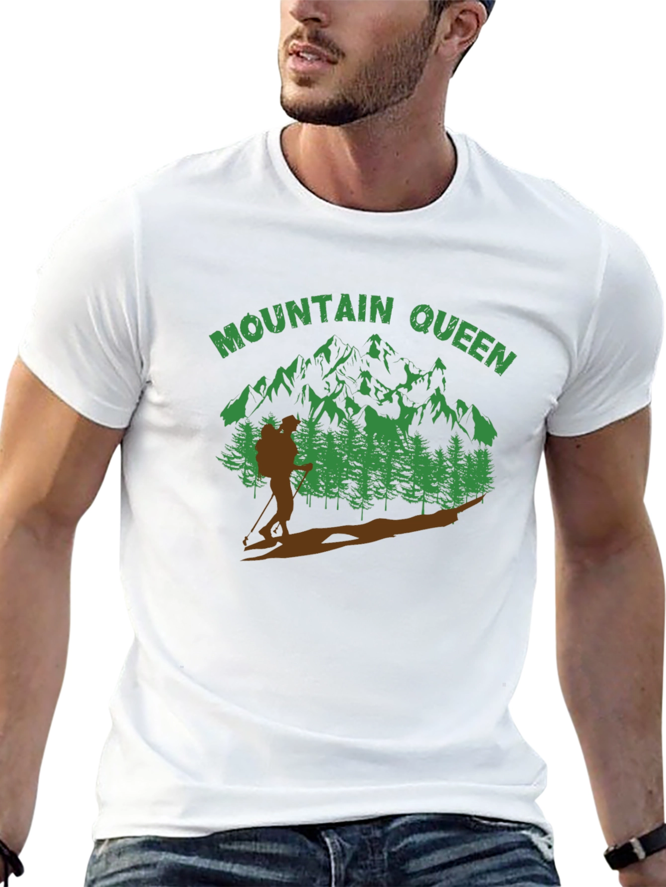 Mountain Queen Graphic Tee - Outdoor Adventure Shirt