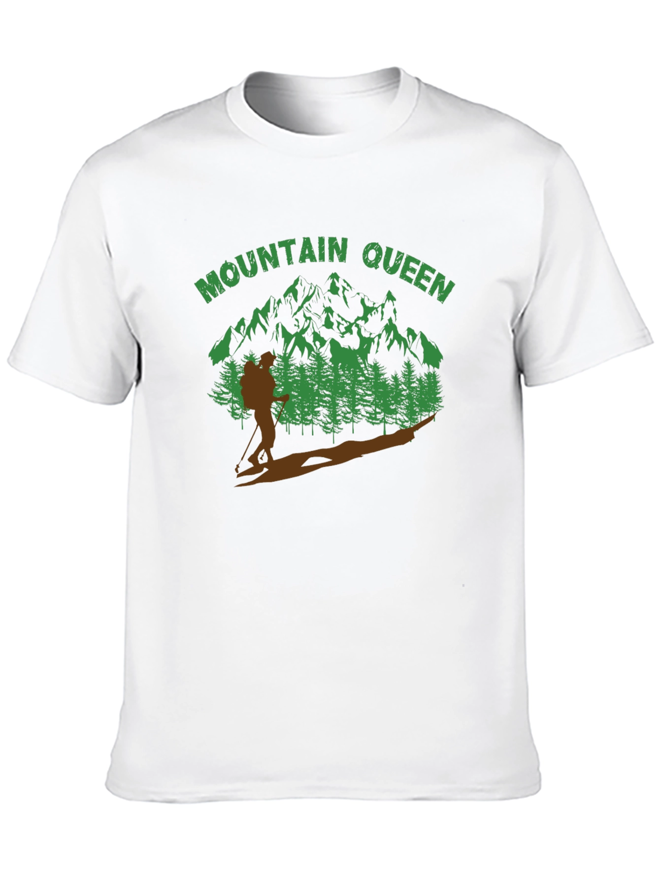 Mountain Queen Graphic Tee - Outdoor Adventure Shirt