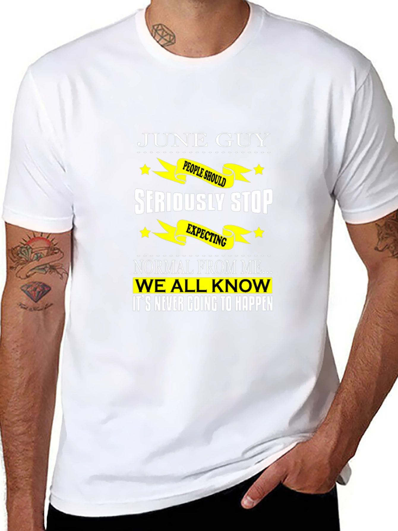 June Guy Funny Graphic T-Shirt
