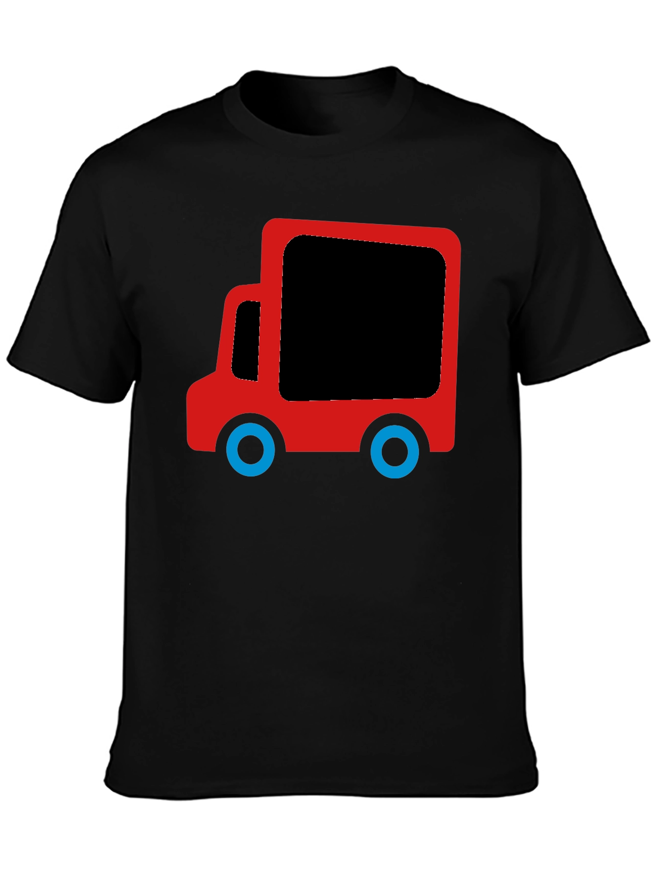 Red Truck Graphic Tee - Black Unisex T-Shirt
