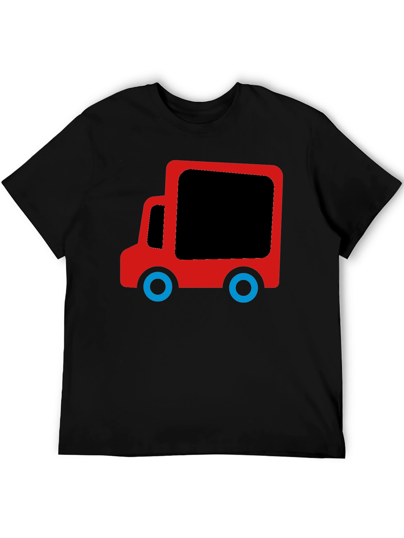 Red Truck Graphic Tee - Black Unisex T-Shirt