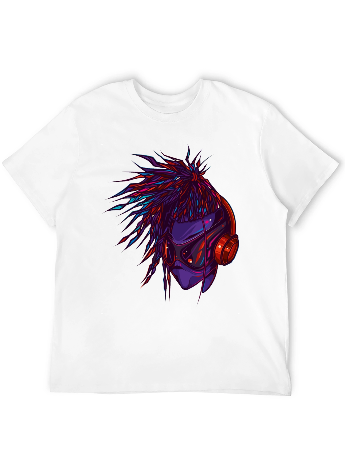 Cyberpunk DJ Graphic Tee - Cool Style