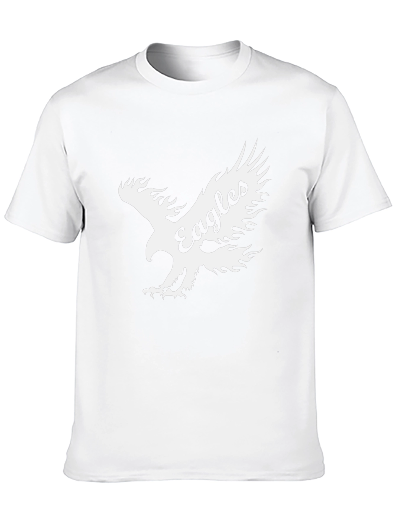Eagles Graphic Print Black T-Shirt