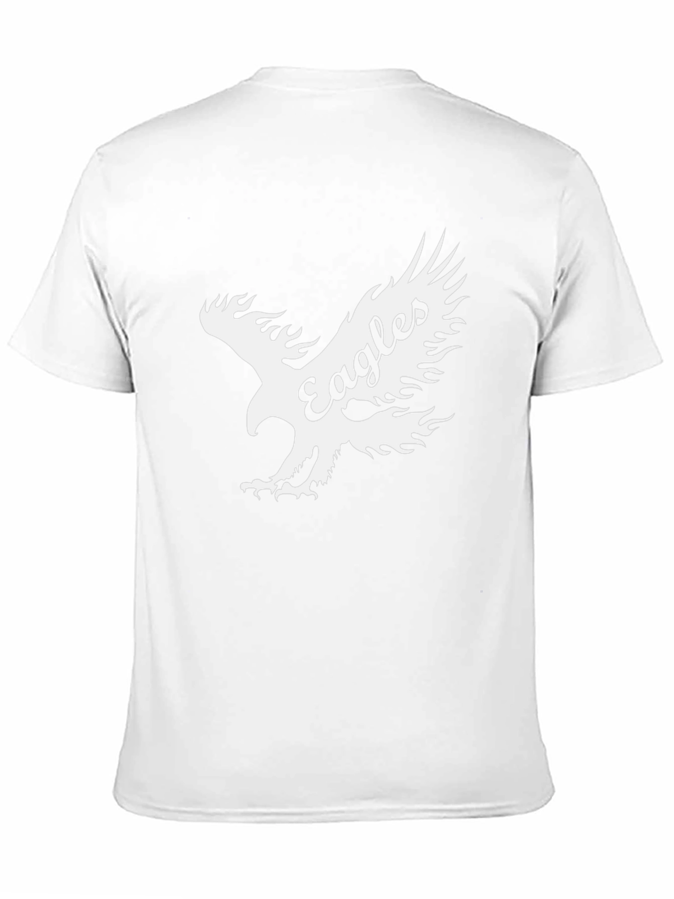 Eagles Graphic Print Black T-Shirt