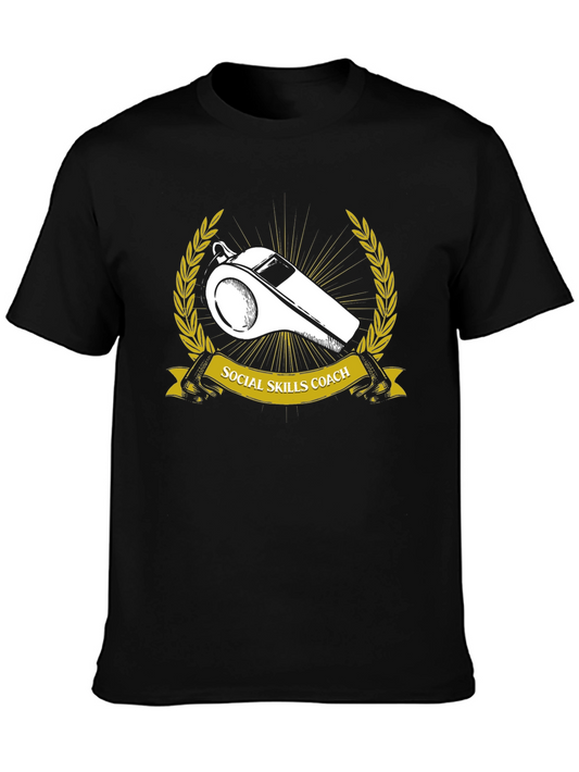 Social Skills Coach T-Shirt - Whistle Graphic Tee