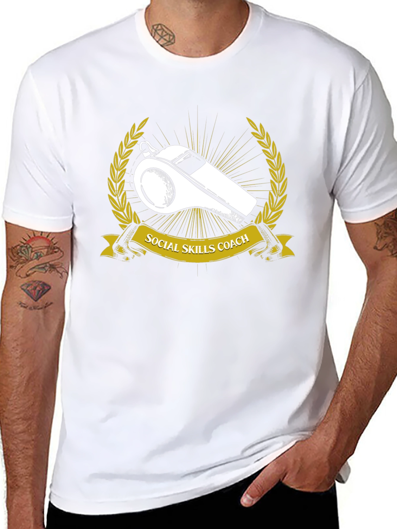 Social Skills Coach T-Shirt - Whistle Graphic Tee