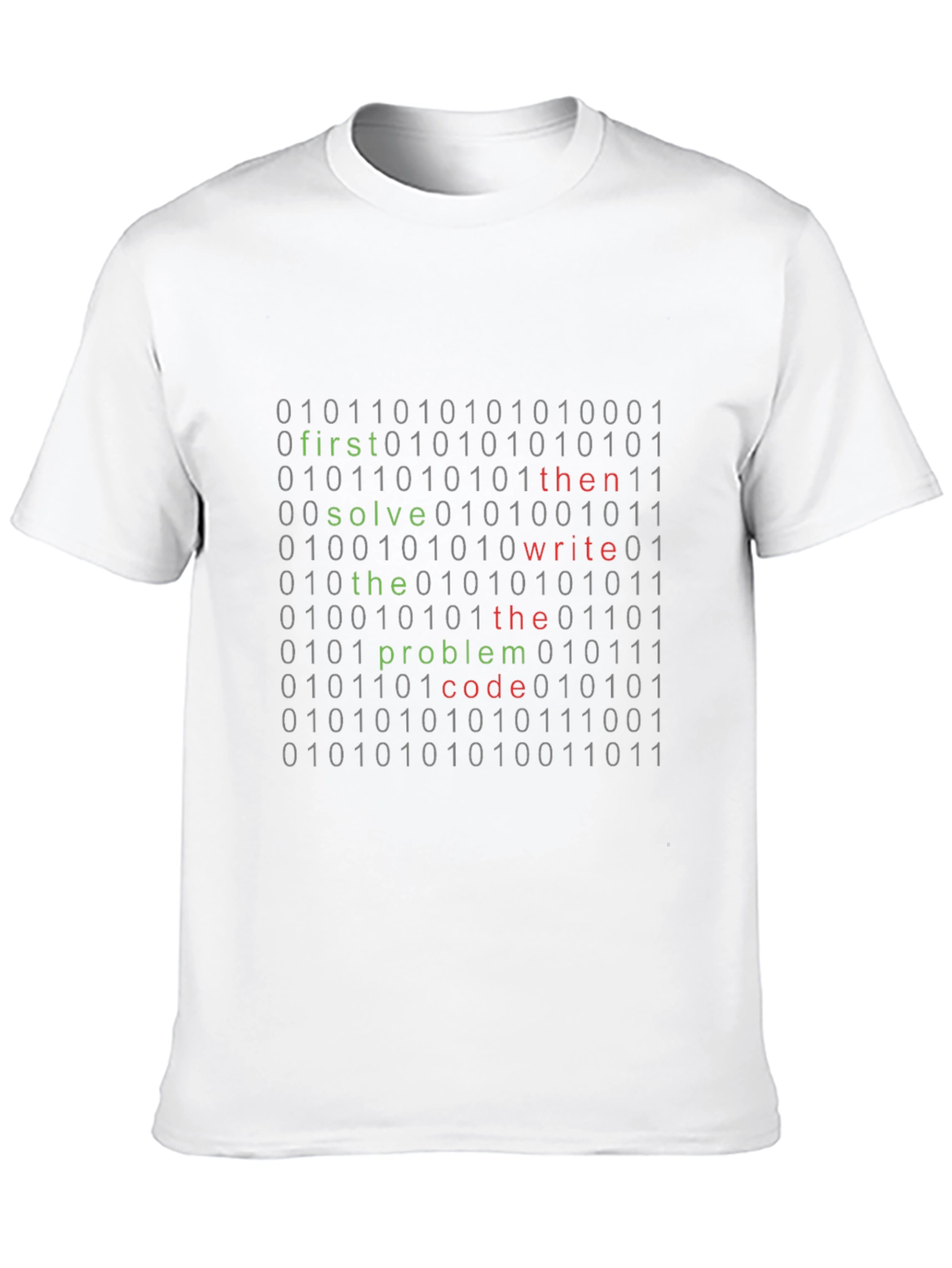 Coder T-Shirt: First Solve Then Write Code