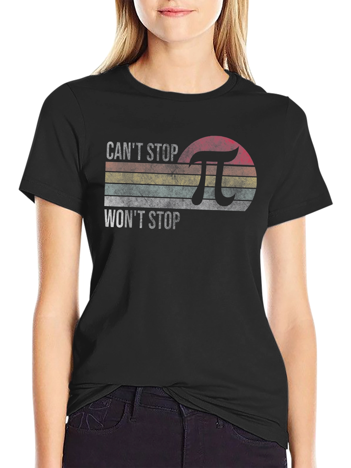 Cant Stop Wont Stop Pi Graphic T-Shirt