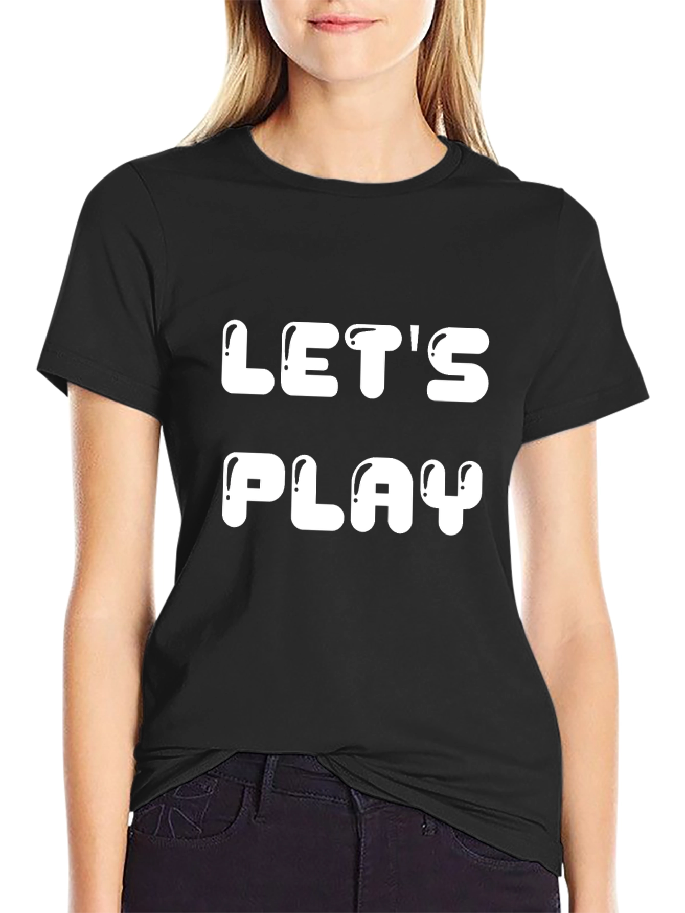 Lets Play Graphic Tee - Casual Style
