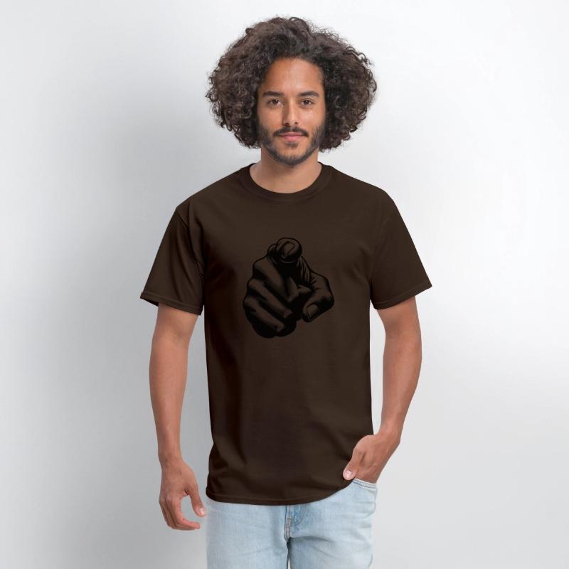 Classic Hand Position Precise Index Finger Gesture