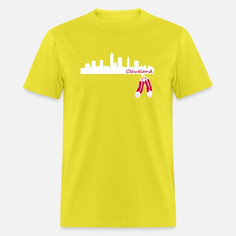 Cleveland Skyline Native American Feather Lt T