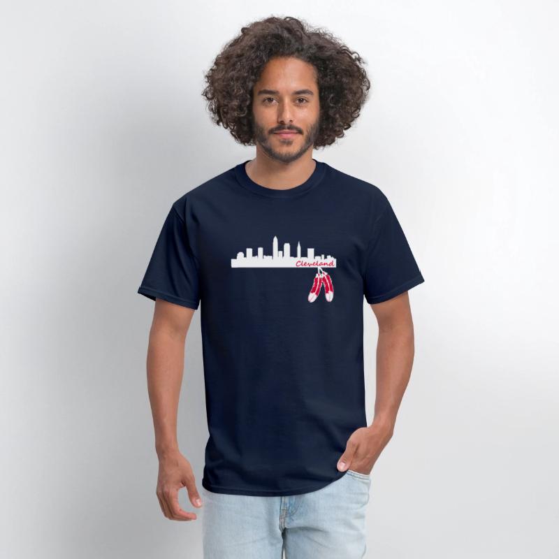 Cleveland Skyline Native American Feather Lt T