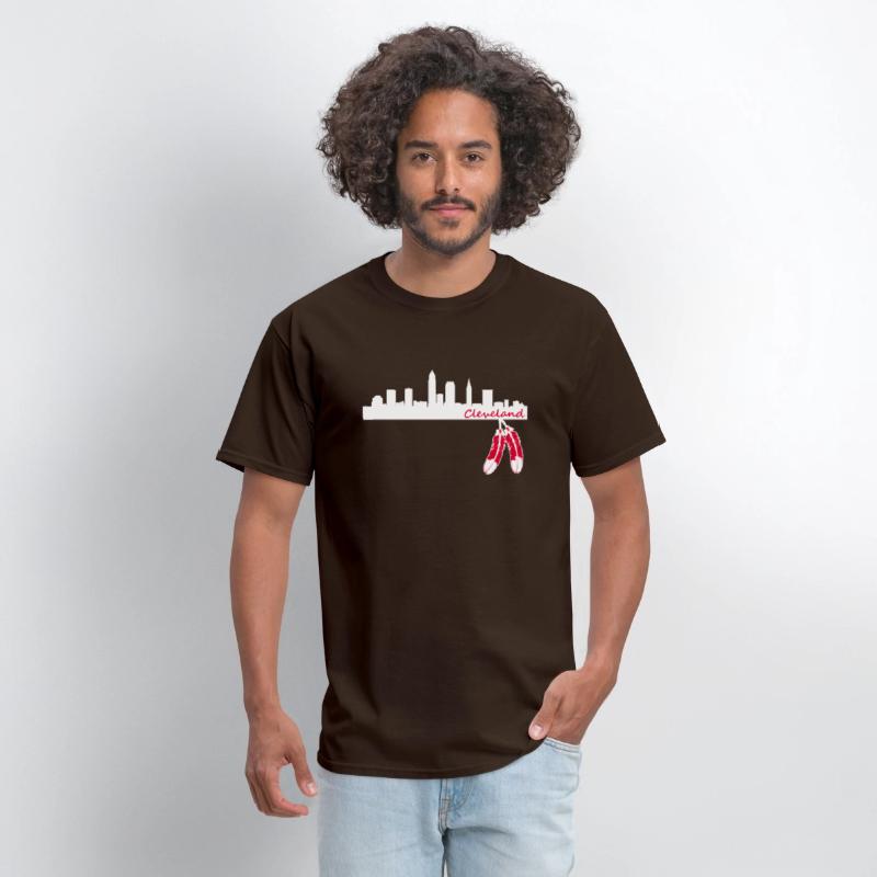 Cleveland Skyline Native American Feather Lt T