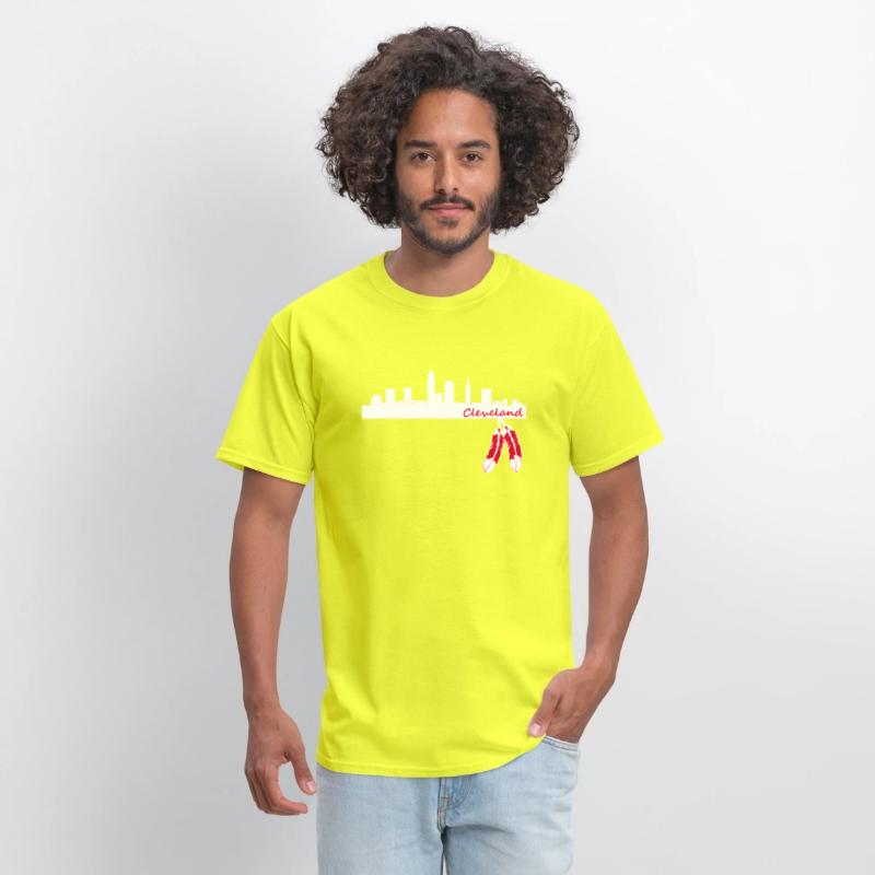 Cleveland Skyline Native American Feather Lt T