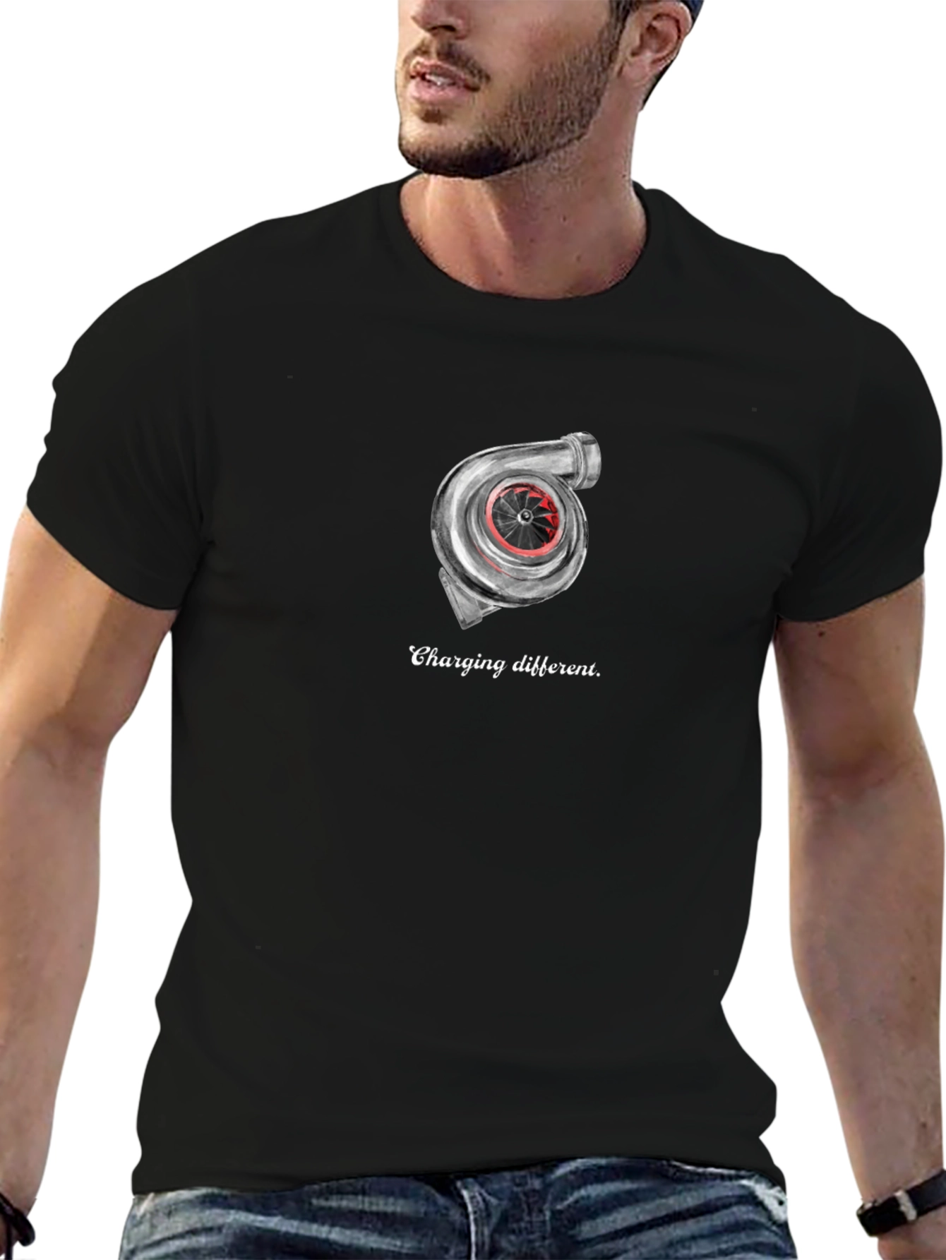 Charging Different Turbo T-Shirt