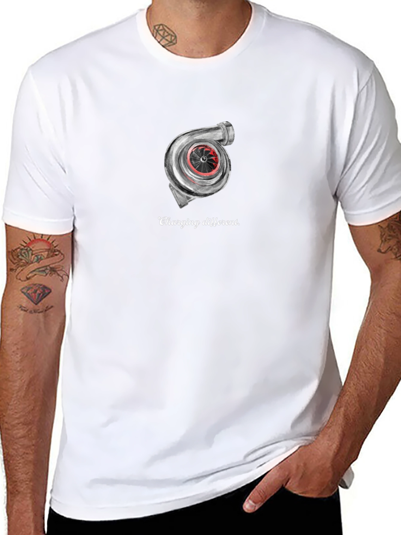 Charging Different Turbo T-Shirt