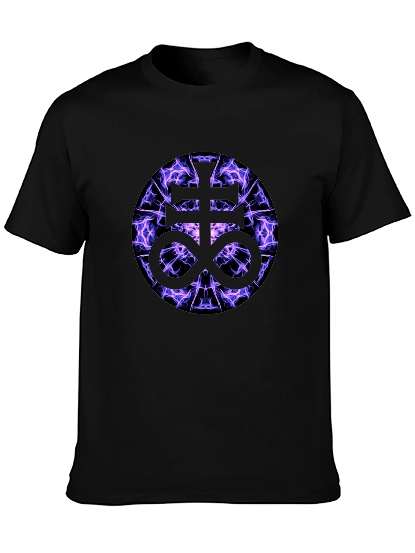 Leviathan Cross T-Shirt - Gothic Symbol Tee
