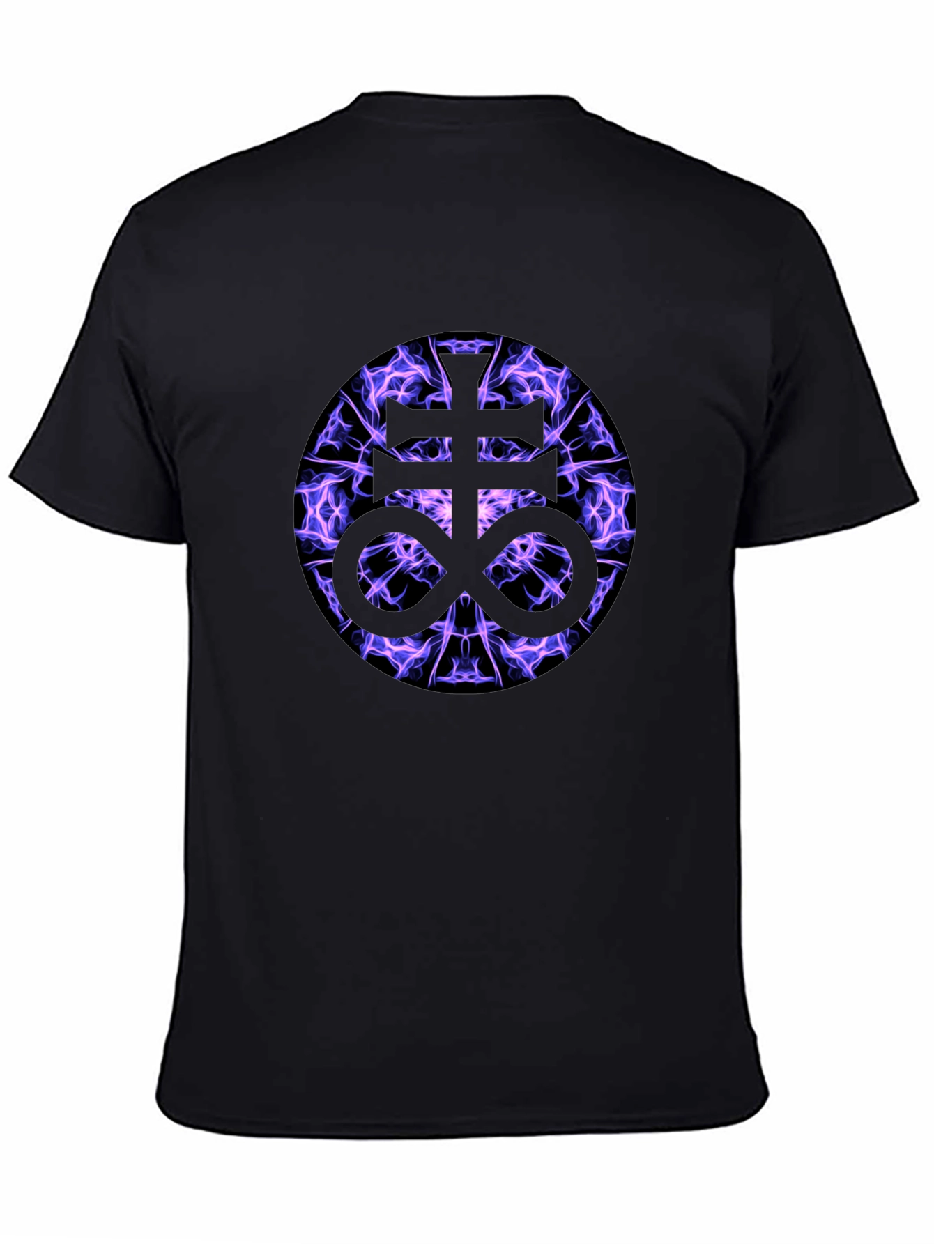 Leviathan Cross T-Shirt - Gothic Symbol Tee