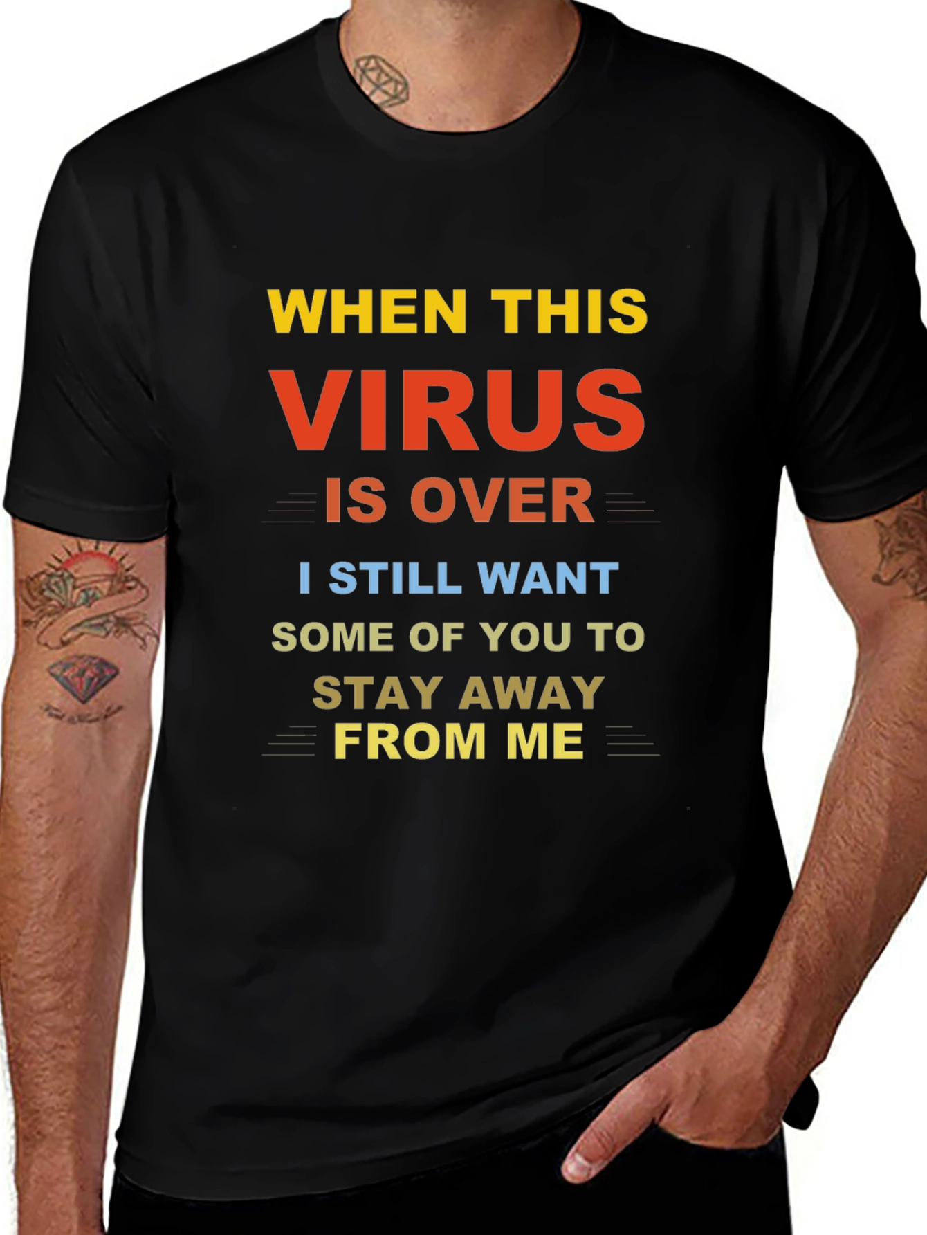 Funny Pandemic Slogan Graphic Tee