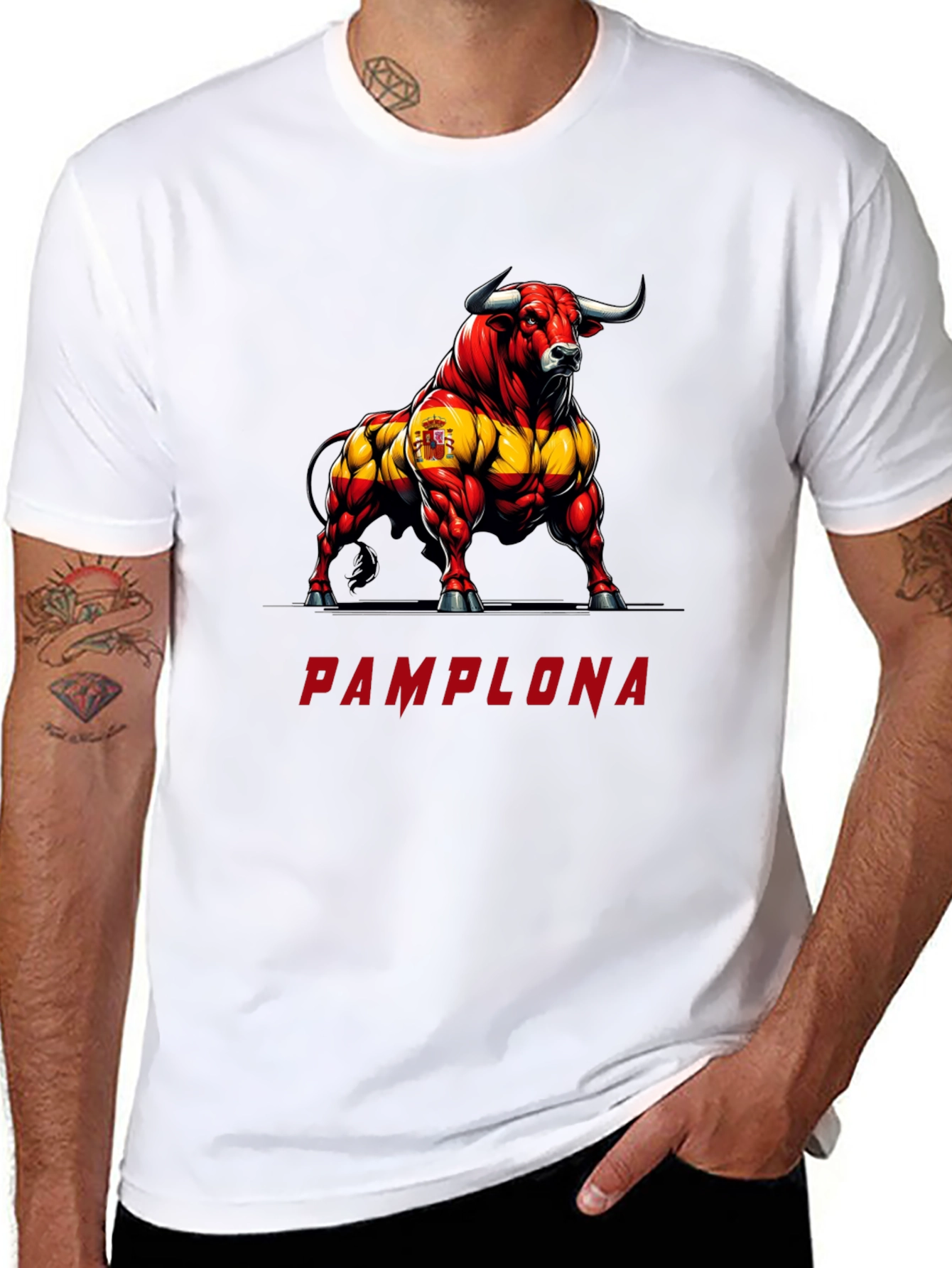 Pamplona Bull T-Shirt - Spanish Pride