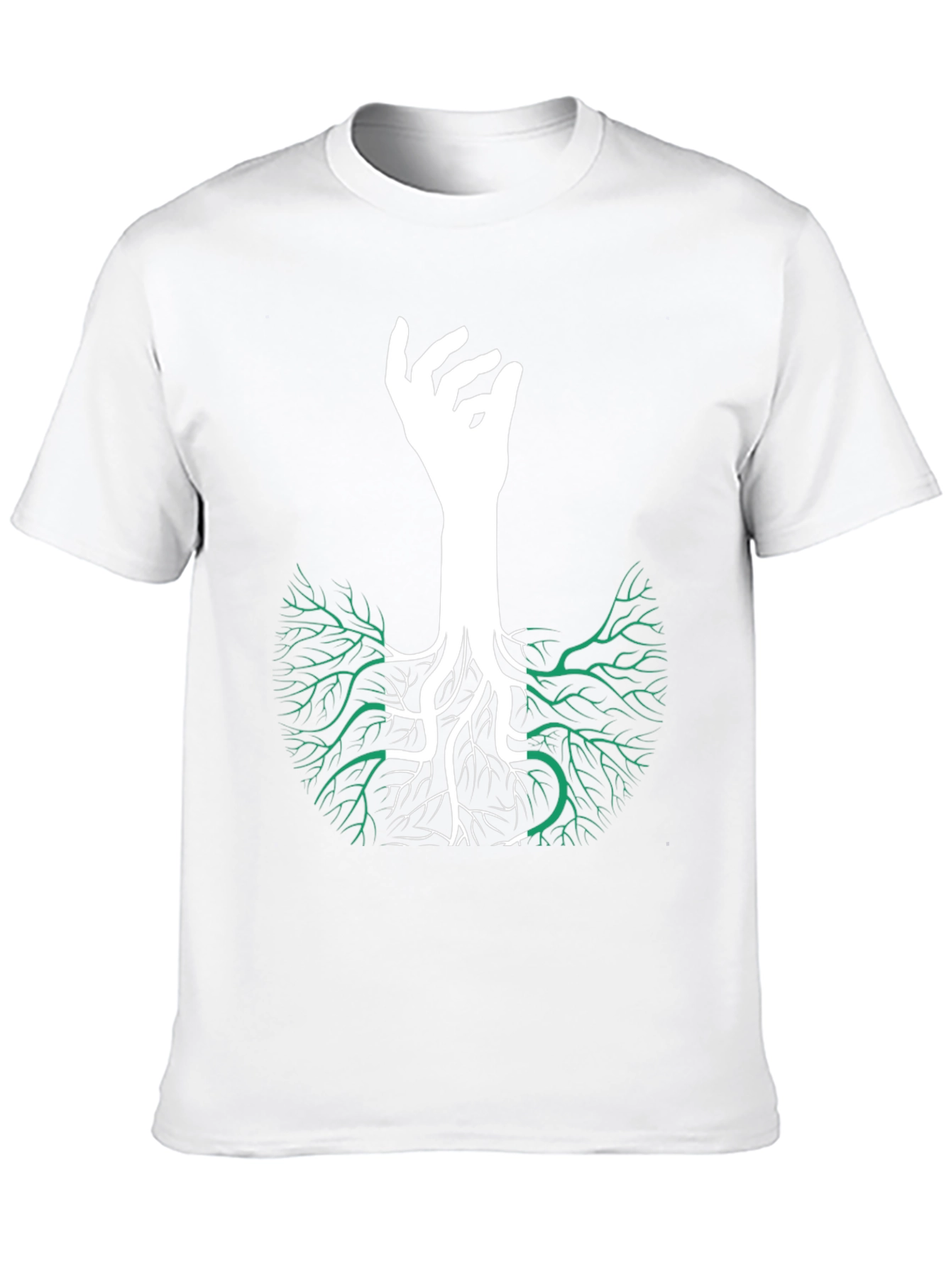 Nigeria Roots T-Shirt - Hand Tree Design