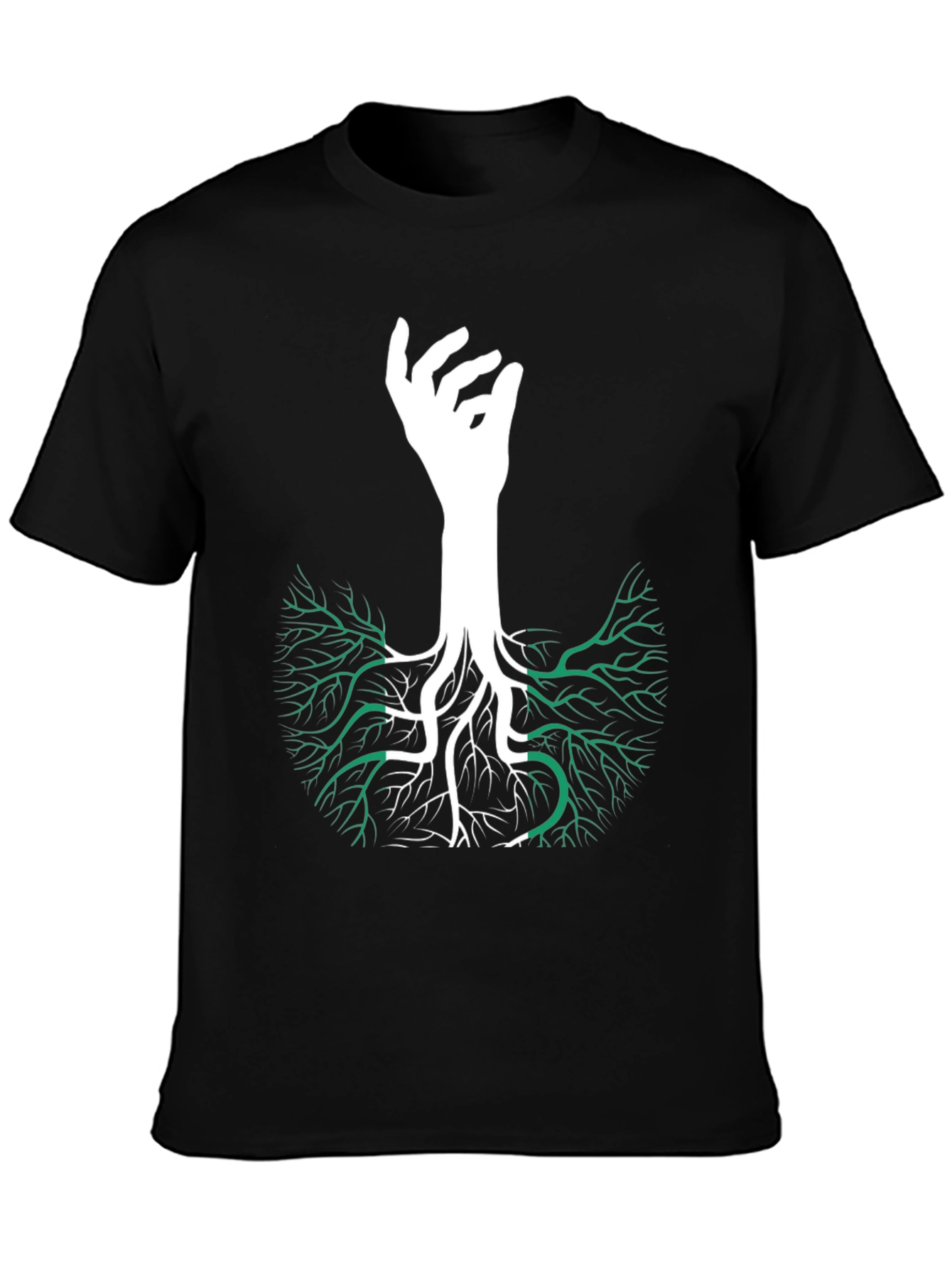 Nigeria Roots T-Shirt - Hand Tree Design