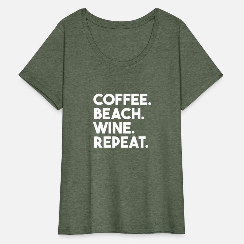 Coffee Beach Wine Repeat Beach