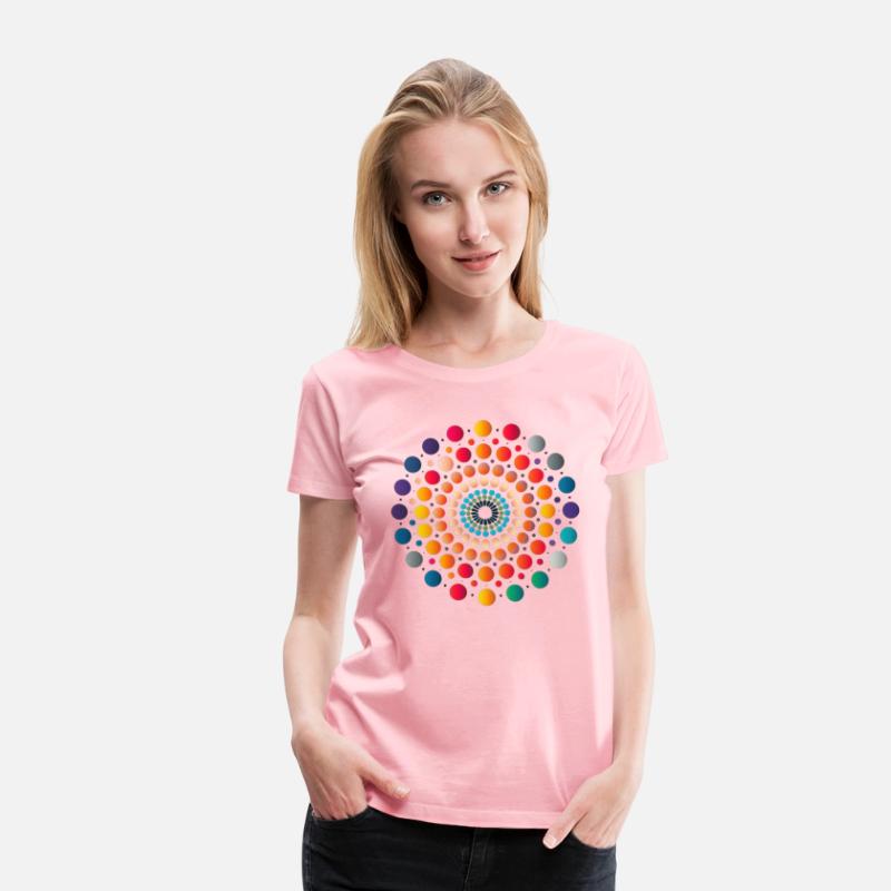 Colorful Dot Art Graphic - Dot Pattern Style