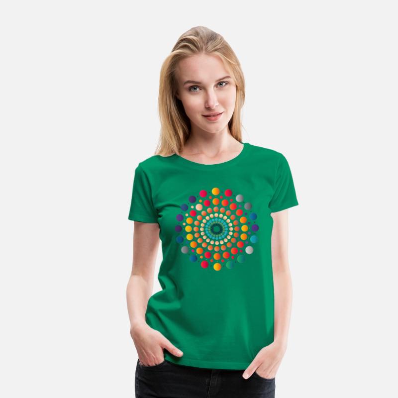 Colorful Dot Art Graphic - Dot Pattern Style