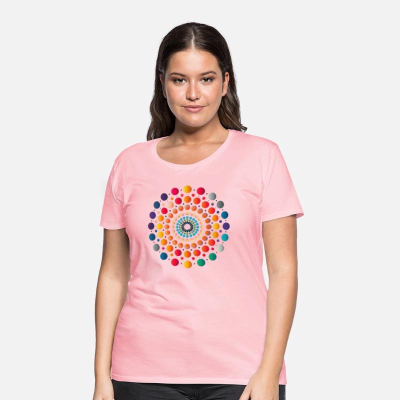Colorful Dot Art Graphic - Dot Pattern Style