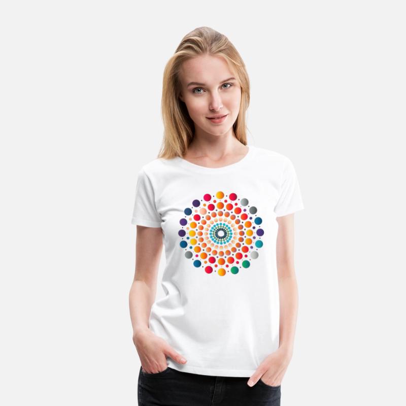 Colorful Dot Art Graphic - Dot Pattern Style