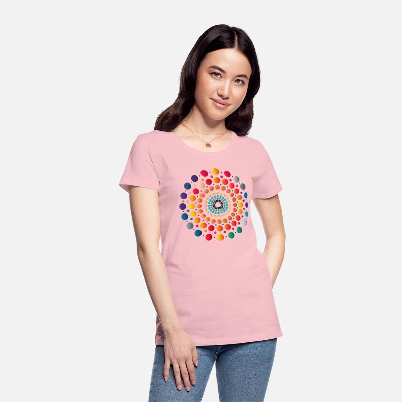 Colorful Dot Art Graphic - Dot Pattern Style
