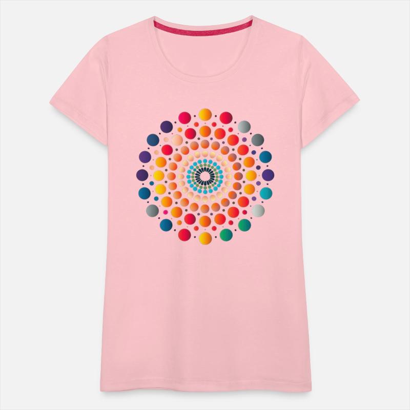 Colorful Dot Art Graphic - Dot Pattern Style