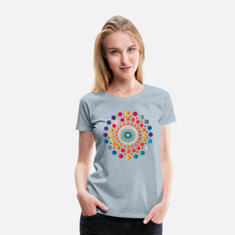 Colorful Dot Art Graphic - Dot Pattern Style