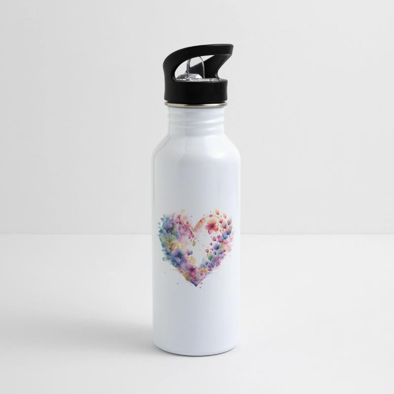 Colorful Flower Heart Love and Friendship