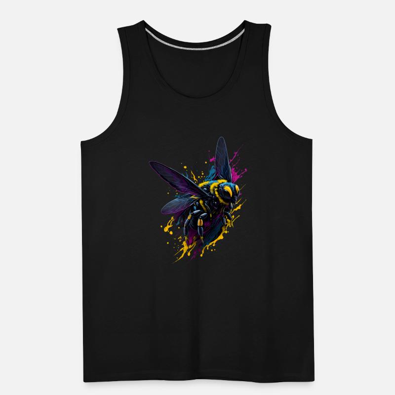 Colorful Flying Wasp