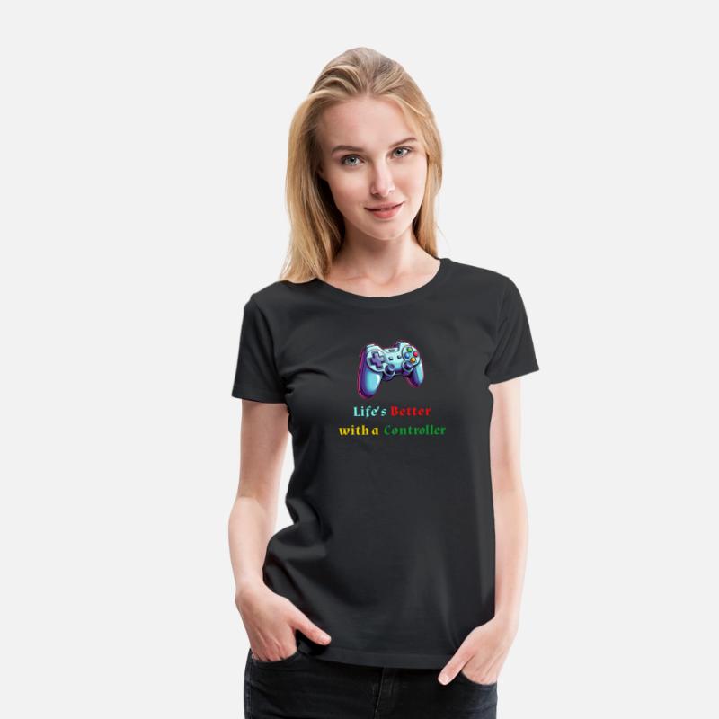 Colorful Gaming Controller Illustration