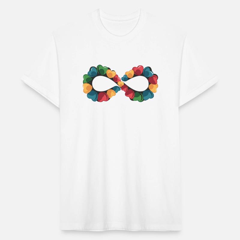 Colorful Infinity Sign with Hearts | Endless