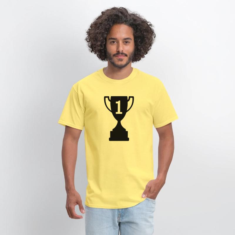 Competition cup with number 1