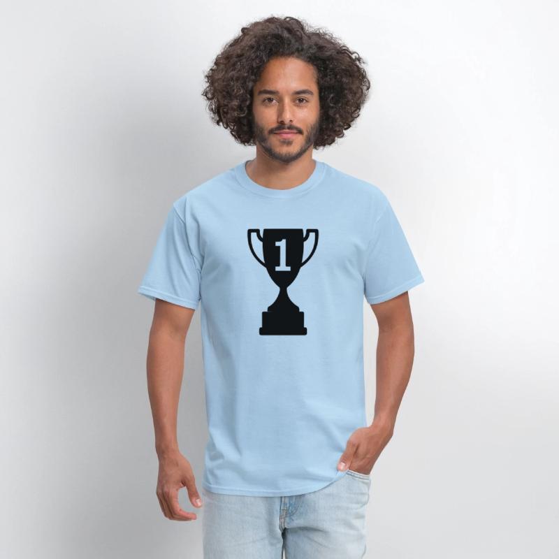 Competition cup with number 1