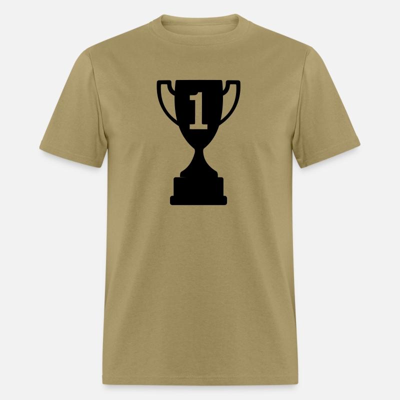 Competition cup with number 1