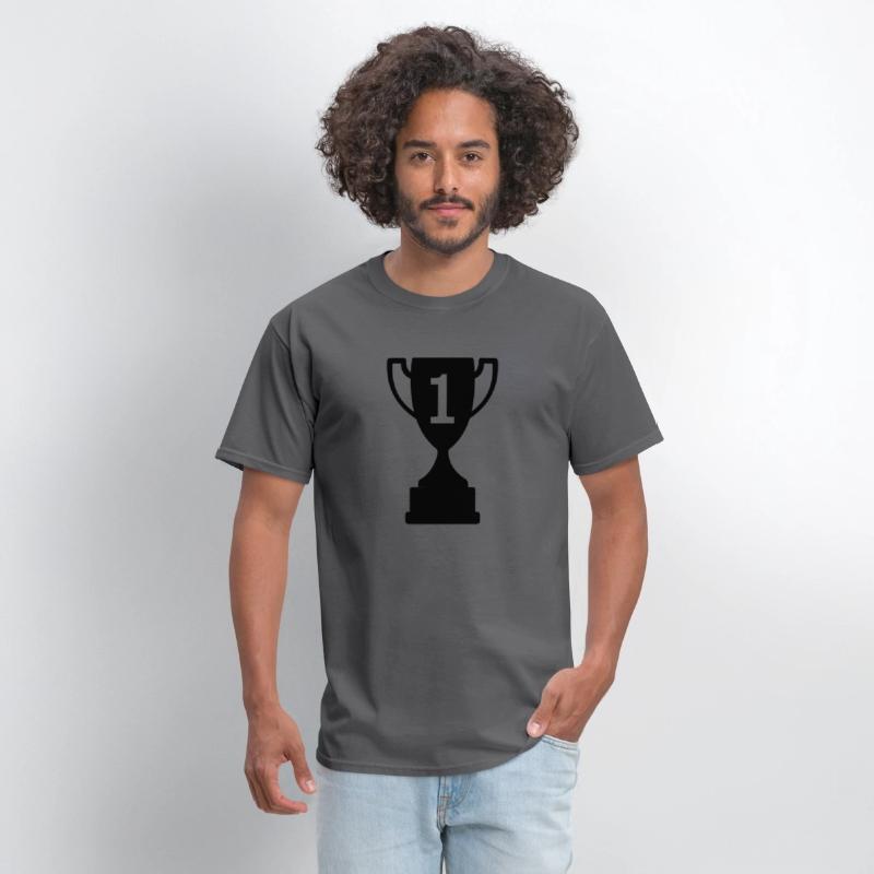 Competition cup with number 1