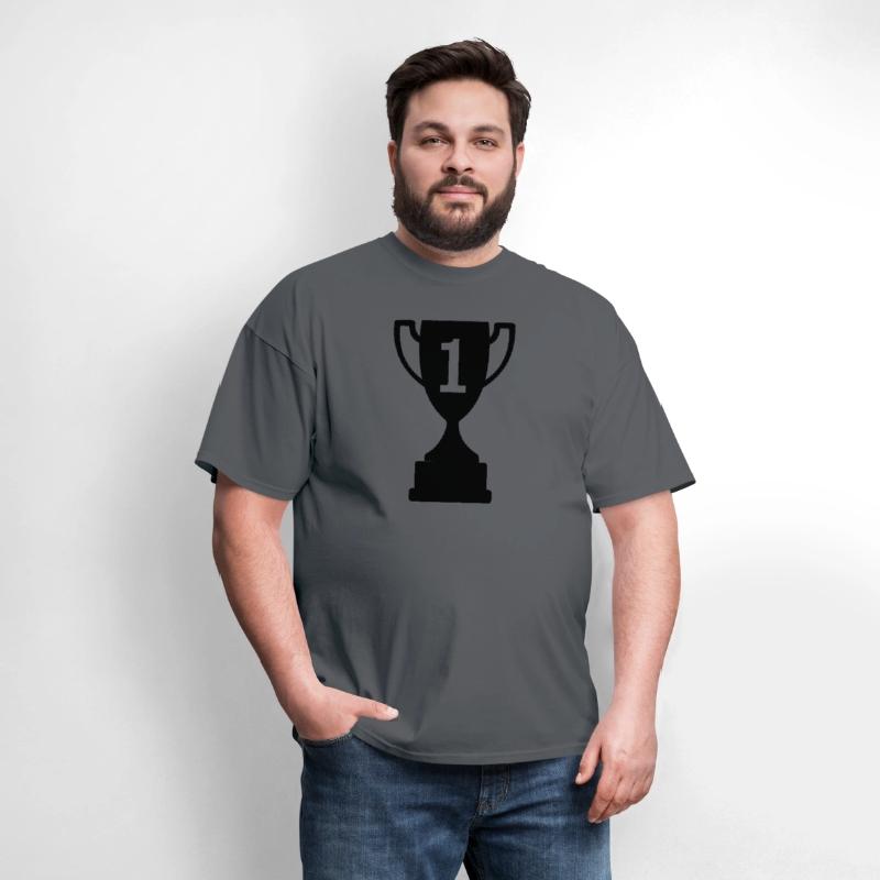 Competition cup with number 1